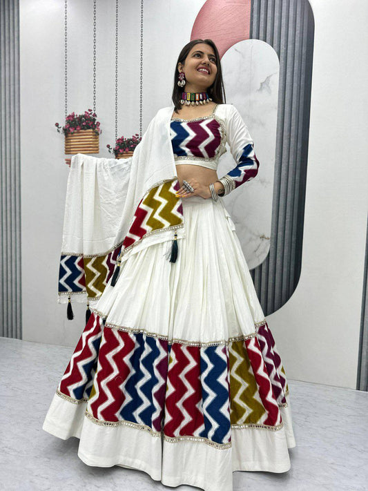 Pure Cotton With Micro Cotton Inner And Canvas Patta Type Lehenga Choli
