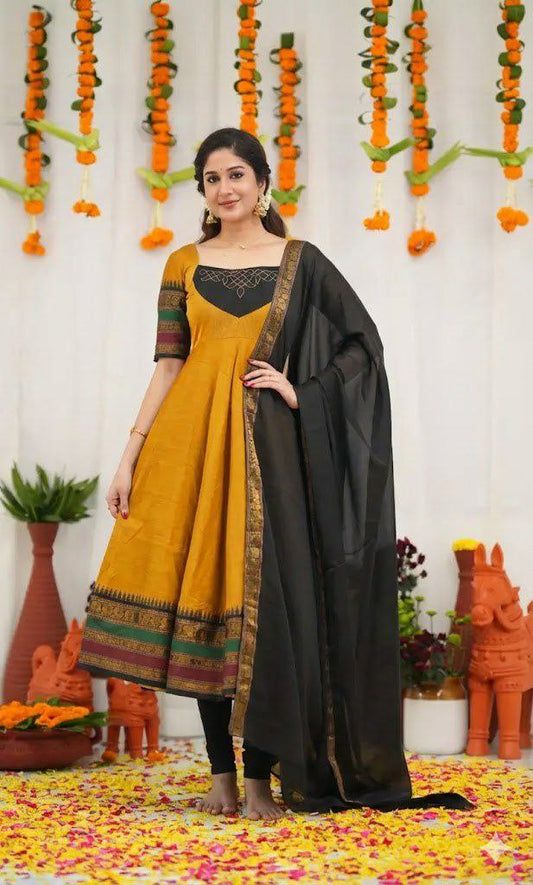 Jacquard Silk Less with Embroidery