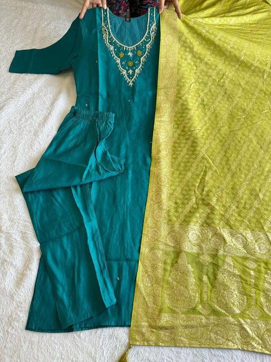 Premium Roman Silk Kurtis