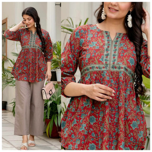 Printed tops for office and regular wear
