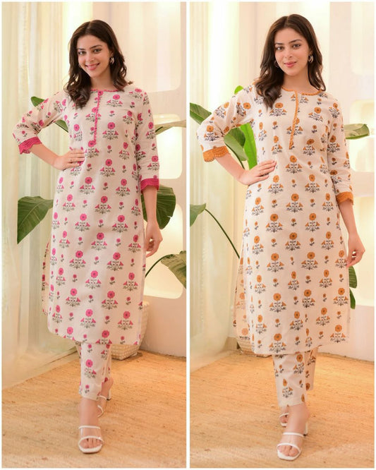 GRACEFUL WHITE KURTI WITH RAYON