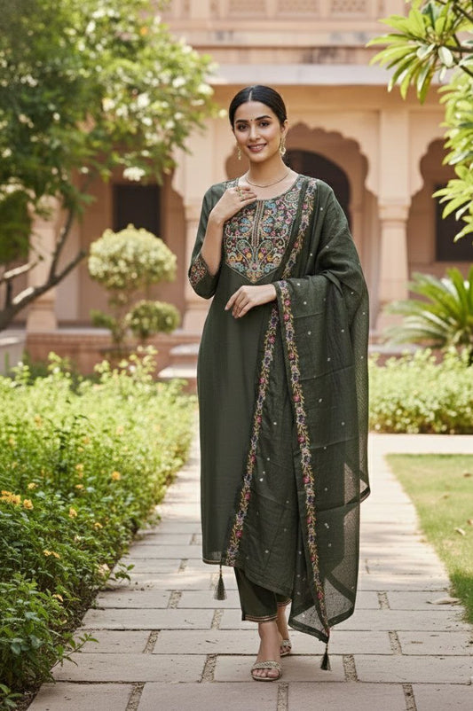 Embroidery Multi Sequence on Kurti