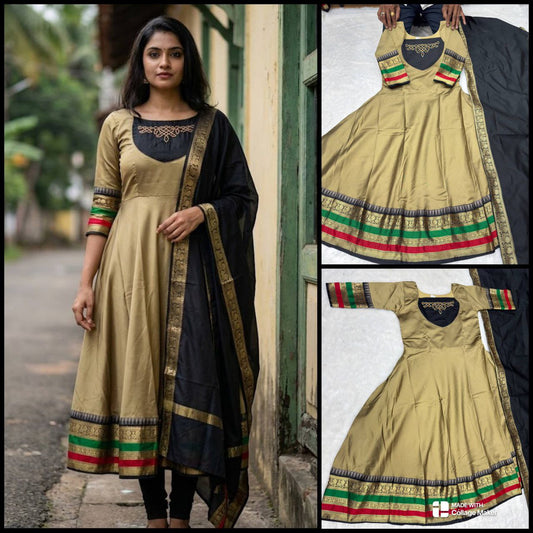 Jacquard Silk Less with Embroidery