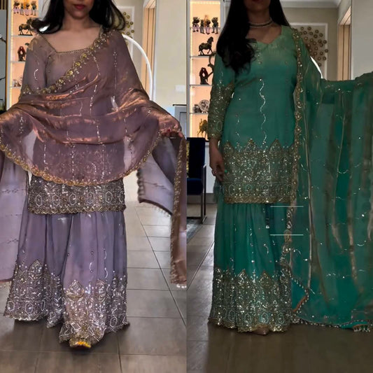 HEAVY EMBROIDERED SEQUENCE WORK