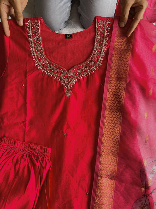 Beutifull Hand Work kurtis