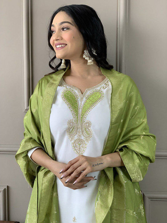 Looking for this same color beautiful Designer Kurta Suit set