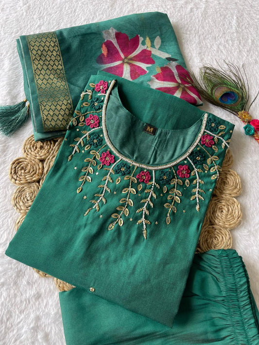 Premium Roman Silk Kurtis