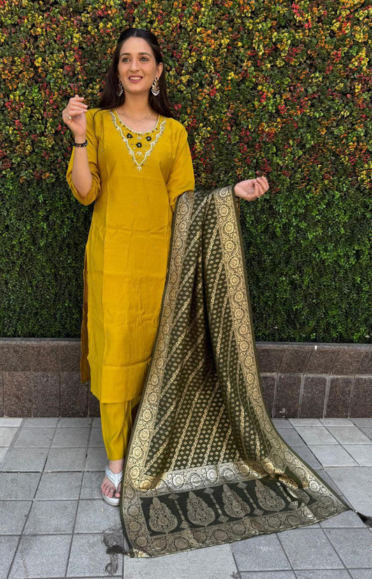 Premium Roman Silk Kurtis