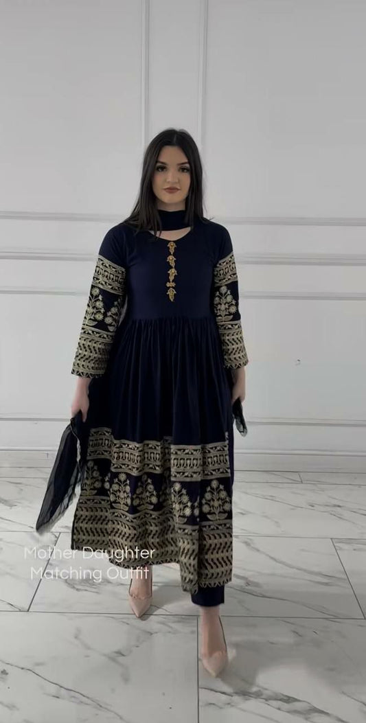 Premium Quality Heavy Faux Georgette Anarkali Gown