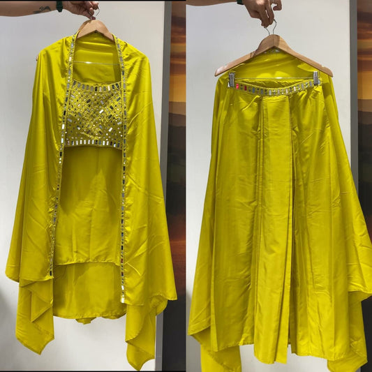 Blouse And Plazzo Set