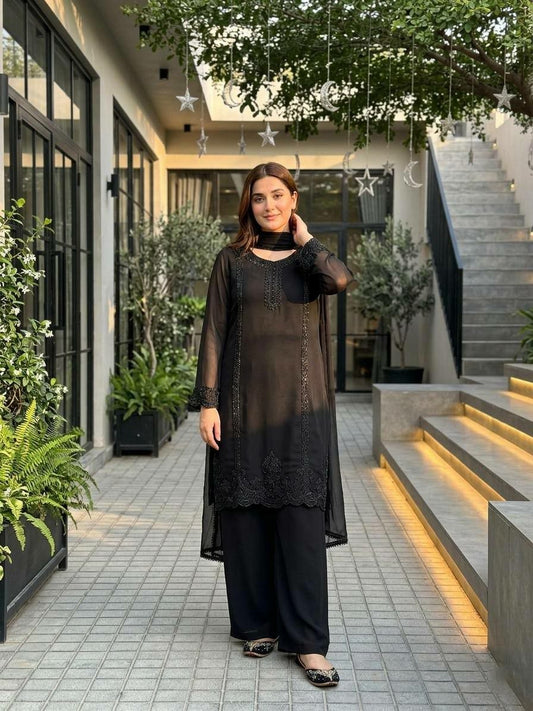 Plazzo And Kurti Set