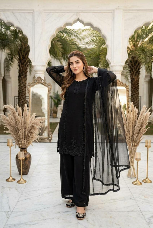 Plazzo And Kurti Set