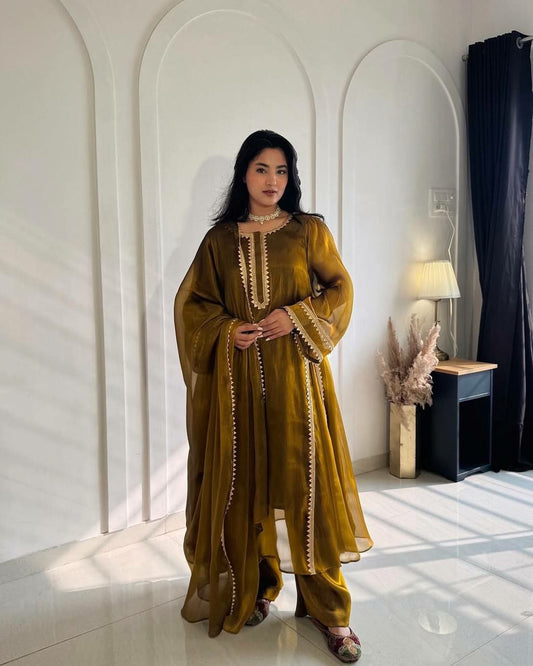 Plazzo And Kurti Set
