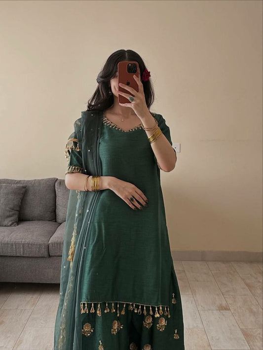 Patiyala And Kurti Set