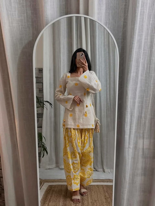 Patiyala Kurti Set