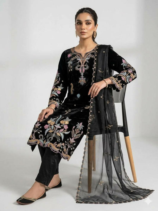Plazzo And Kurti Set