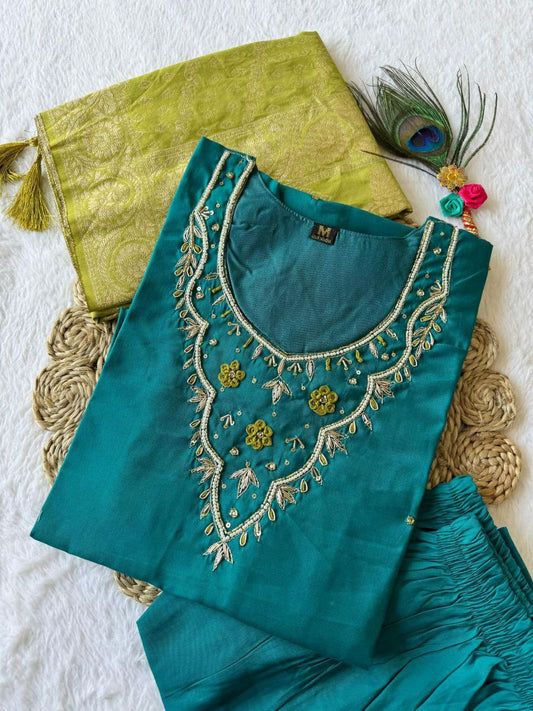 Premium Roman Silk Kurtis
