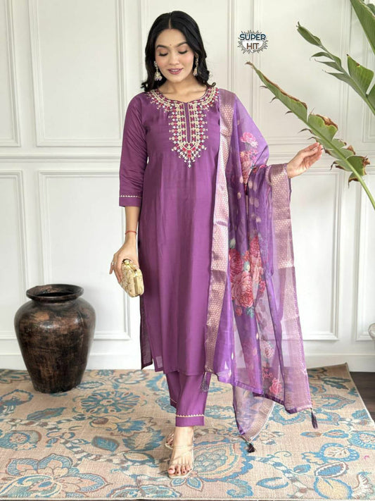 HEAVY viscose Roman SILK with top full inner HEVAY JCARD butti with print