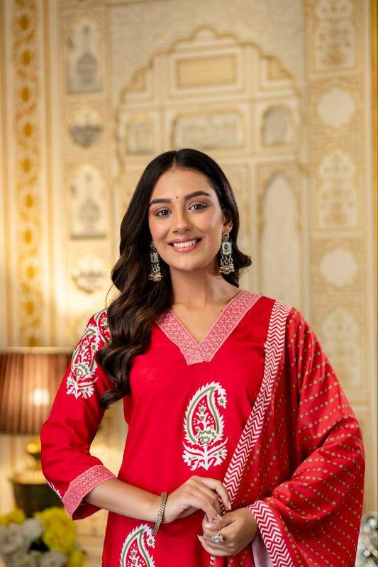 PURE VISCOSE REYON WITH SEQUENCE EMBROIDERY WORK