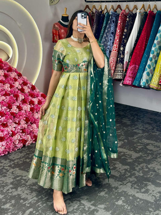 Kota Silk Micro Patiyala Suit For Women For Women