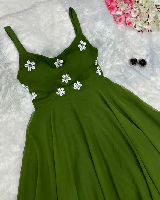 Anarkali Stylished Gown For Women With Unique Deisgn